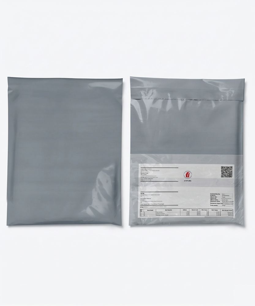 Document enclosed wallet on a parcel