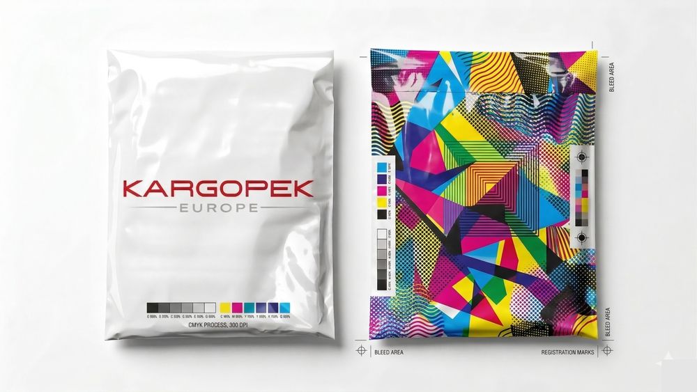 Custom printed mailing bags with brand artwork